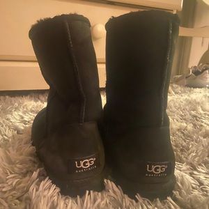 Black UGG boots